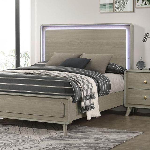 Rainier Queen Bedroom Set Gray - Inland Furniture (San Bernardino, CA)