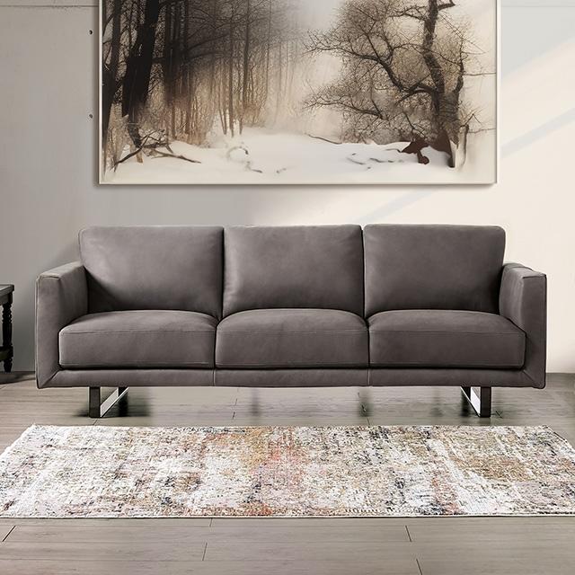 Mezzanotte Sofa Gray - Inland Furniture (San Bernardino, CA)