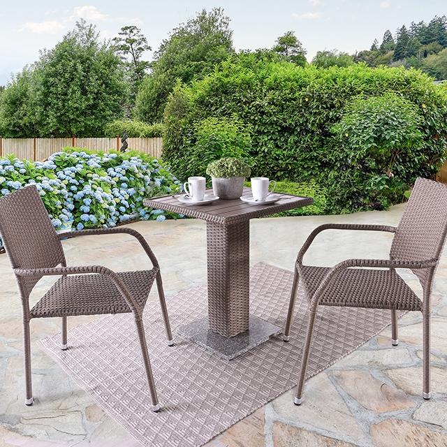 Aminta 3 & 5 Piece Patio Bistro Set - Inland Furniture (San Bernardino, CA)