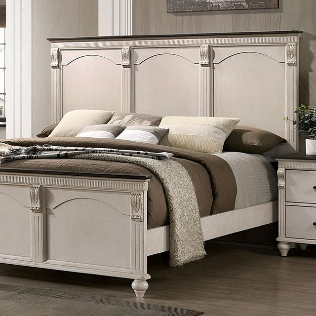 AGATHON Cal.King & E. King Bed - Inland Furniture (San Bernardino, CA)