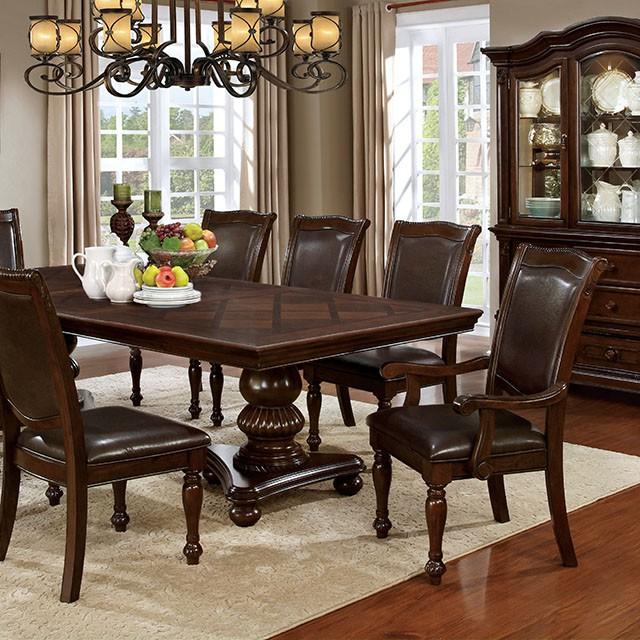Alpena Brown Cherry Dining Table - Inland Furniture (San Bernardino, CA)