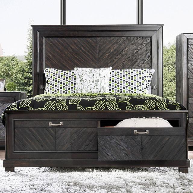 Argyros Espresso Cal.King, E.King, & Queen Bed - Inland Furniture (San Bernardino, CA)