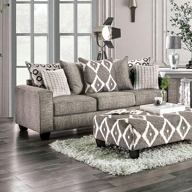 Basie Gray Sofa - Inland Furniture (San Bernardino, CA)