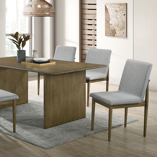 ST GALLEN Dining Table, Natural Tone/Light Gray - Inland Furniture (San Bernardino, CA)