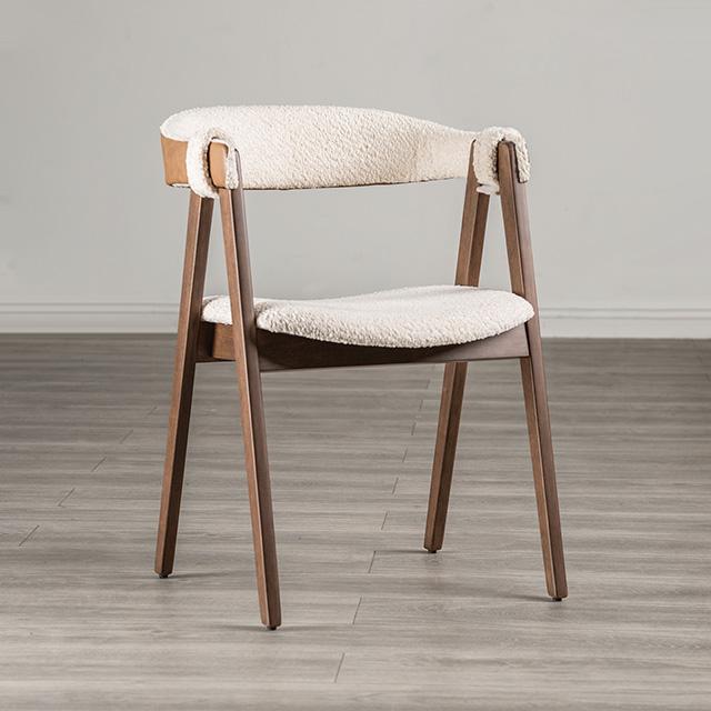 Ebikon Side Chair (2 CTN) Brown - Inland Furniture (San Bernardino, CA)