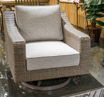 Laguna Heights Swivel Lounge with Cushion - Inland Furniture (San Bernardino, CA)