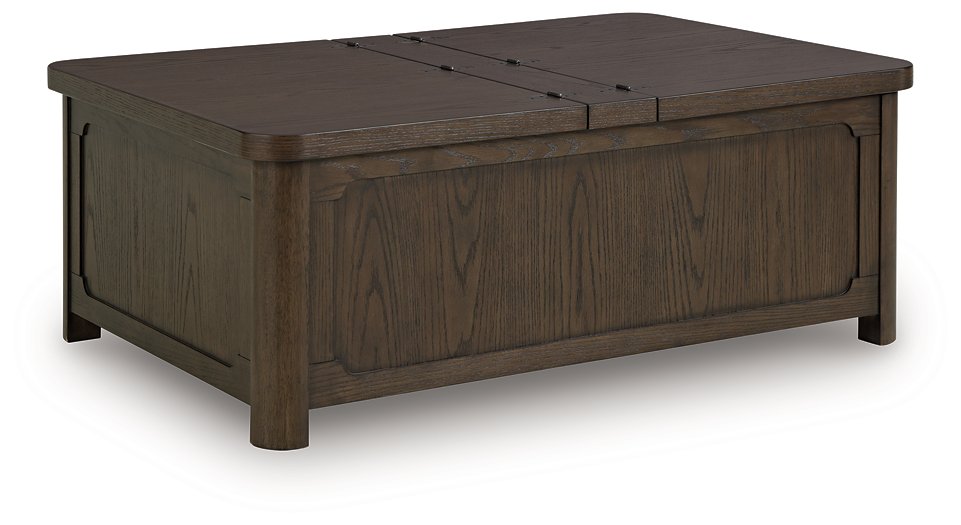 Breckington Coffee Table With Storage - Inland Furniture (San Bernardino, CA)