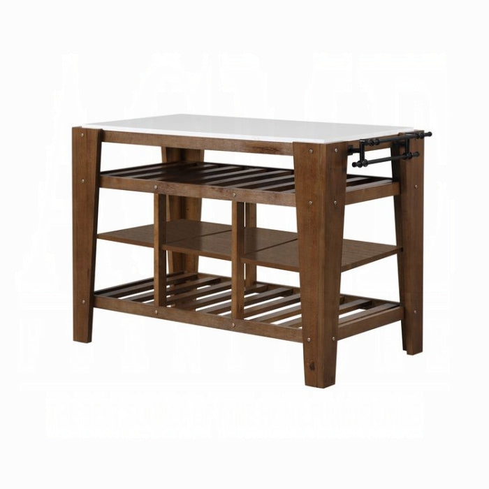 Alaroa Kitchen Island - Inland Furniture (San Bernardino, CA)