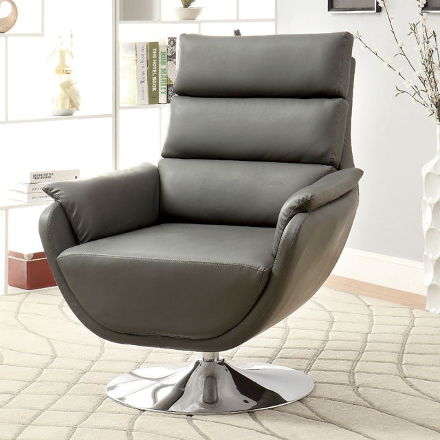 Kulm Accent Chair Gray - Inland Furniture (San Bernardino, CA)