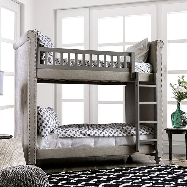 Sascha Twin/Twin Bunk Bed - Inland Furniture (San Bernardino, CA)