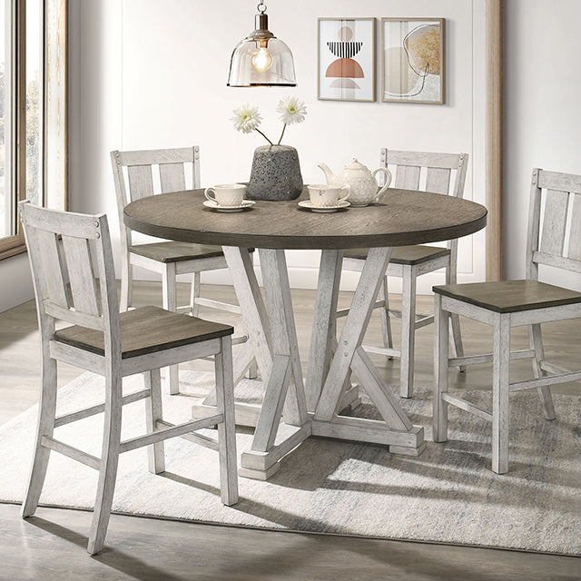 Dakota 5 Pc Counter Ht Table Set - Inland Furniture (San Bernardino, CA)