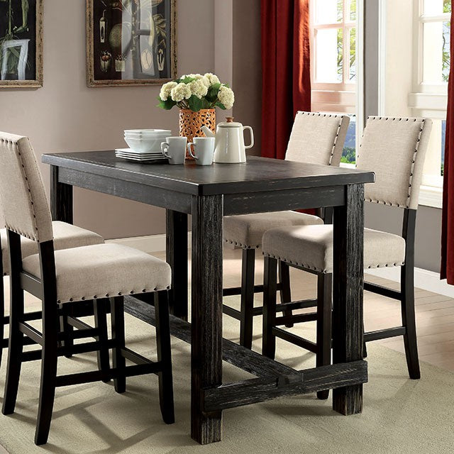 Sania 5 Piece Counter Ht Table Set - Inland Furniture (San Bernardino, CA)