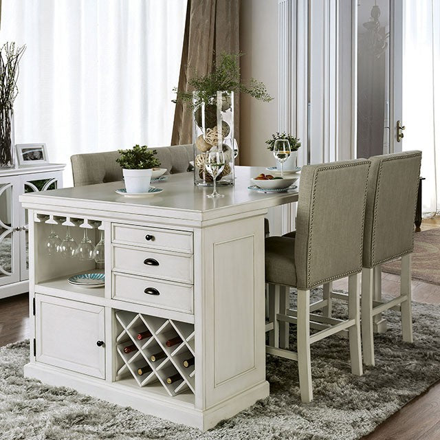 Sutton 5 Pc Dining Table Set - Inland Furniture (San Bernardino, CA)