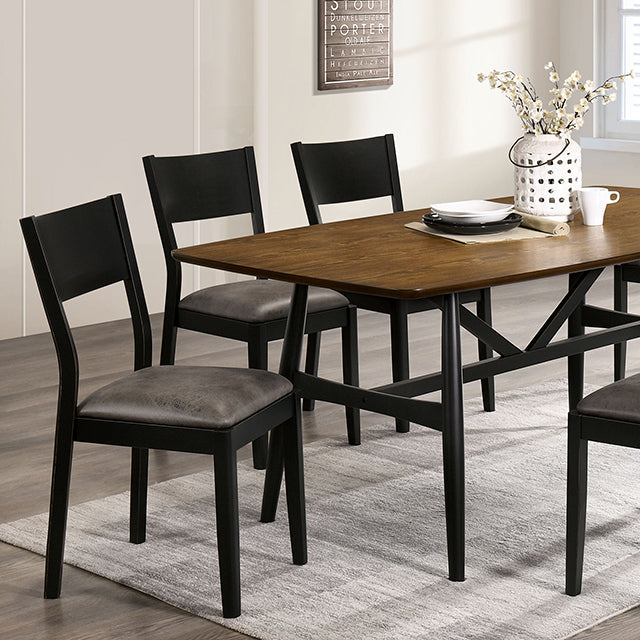 Oberwil 7 Pc Dining Table Set - Inland Furniture (San Bernardino, CA)