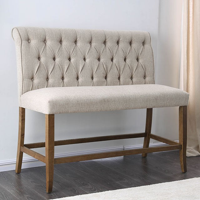 Sania Counter Ht. Bench - Inland Furniture (San Bernardino, CA)