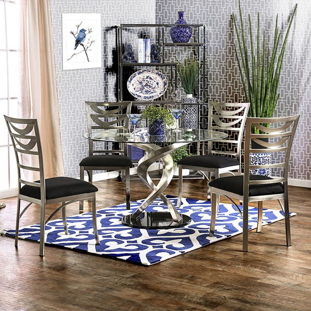 Roxo 5 Pc Dining Table Set - Inland Furniture (San Bernardino, CA)