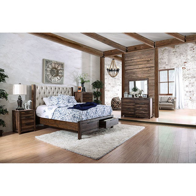 Queen Bed Hutchinson - Inland Furniture (San Bernardino, CA)