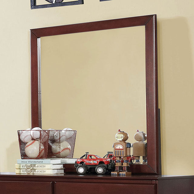 Prismo Cherry Mirror - Inland Furniture (San Bernardino, CA)