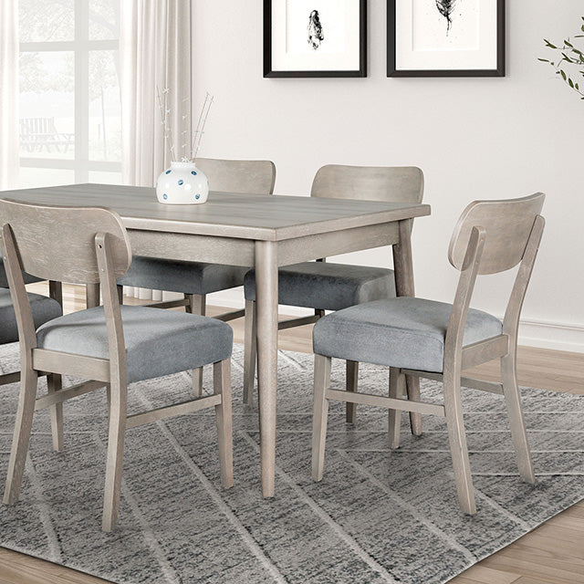 Keynes 7 Pc Dining Table Set - Inland Furniture (San Bernardino, CA)