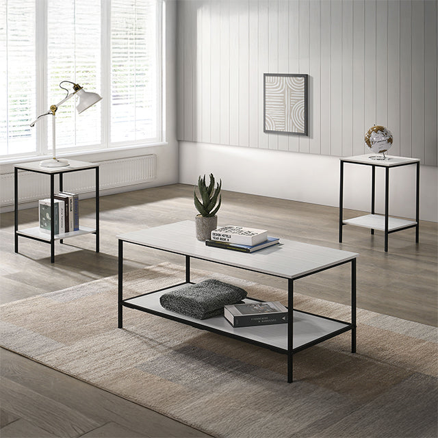 Pallas 3 Pc. Table Set - Inland Furniture (San Bernardino, CA)