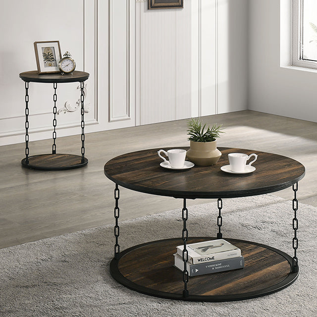 Ophira 3 Pc. Table Set Brown - Inland Furniture (San Bernardino, CA)
