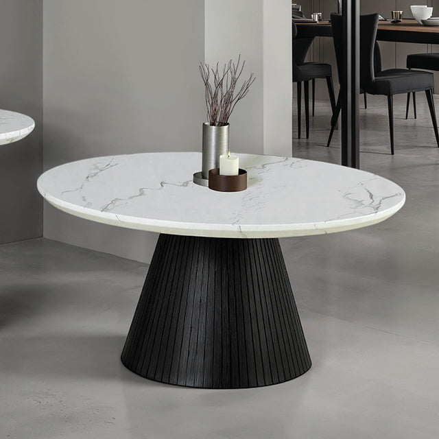 Sindal Round Cocktail Table - Inland Furniture (San Bernardino, CA)