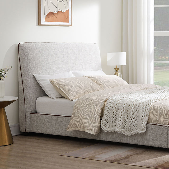 Pacifico Bed Brown - Inland Furniture (San Bernardino, CA)