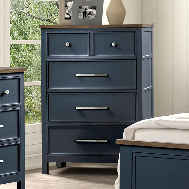 Pinetop Chest Blue - Inland Furniture (San Bernardino, CA)