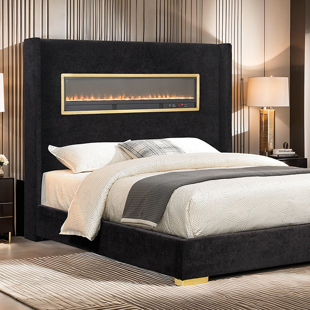 Danvers E.King Bed - Inland Furniture (San Bernardino, CA)