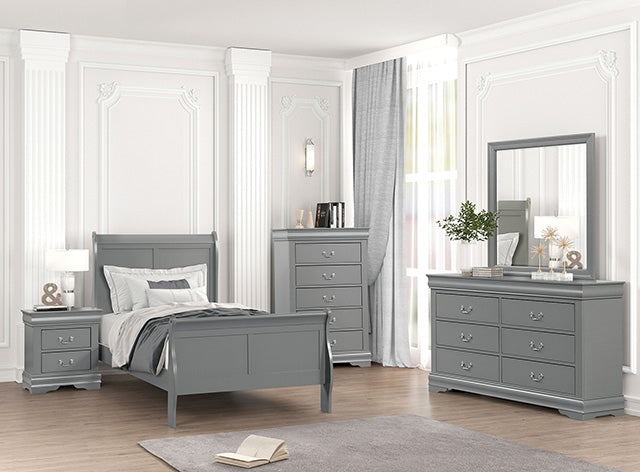 Twin Bed Louis Philippe - Inland Furniture (San Bernardino, CA)