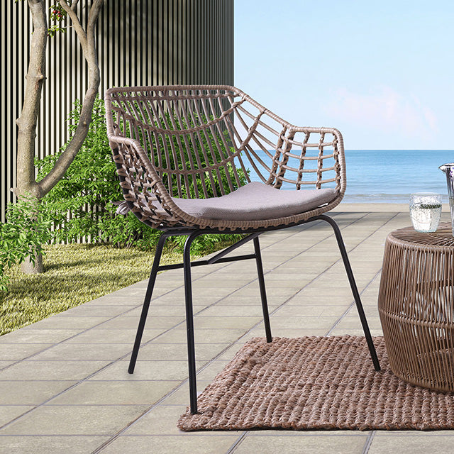 Livana Outdoor Chair (2/CTN) - Inland Furniture (San Bernardino, CA)