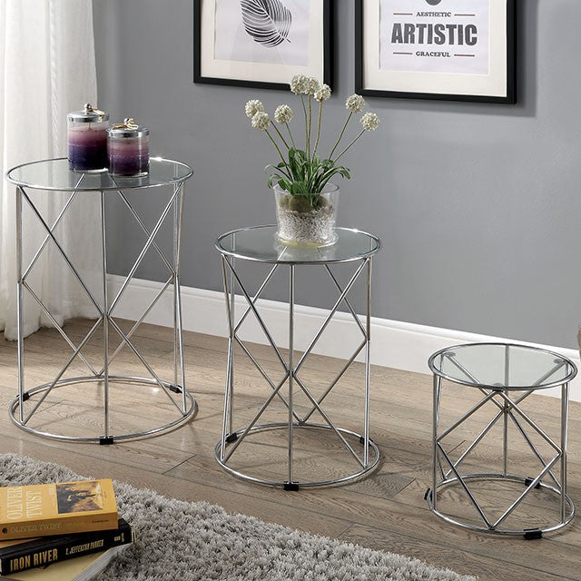 Madyson 3 Pc. Nesting Table - Inland Furniture (San Bernardino, CA)