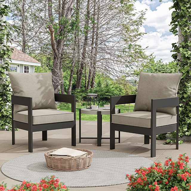 Lotus 3-PC Patio Set - Inland Furniture (San Bernardino, CA)