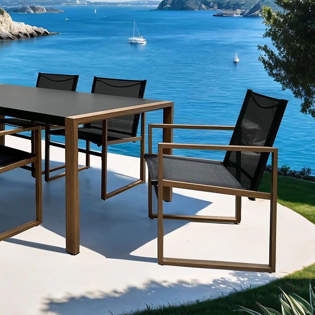 Oswego 8 Pc. Outdoor Dining Set - Inland Furniture (San Bernardino, CA)