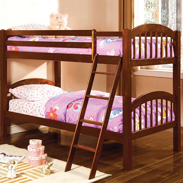 Coney Island Bunk Bed Chrome - Inland Furniture (San Bernardino, CA)