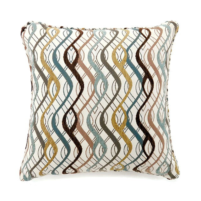 Sine Pillow (2/Box) Beige - Inland Furniture (San Bernardino, CA)