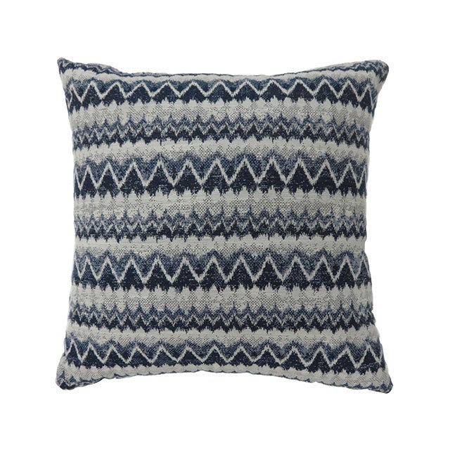 Lindy Navy 22" X 22" Pillow (2/CTN) - Inland Furniture (San Bernardino, CA)