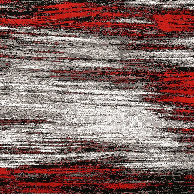 Sivas Area Rug Black and Red - Inland Furniture (San Bernardino, CA)