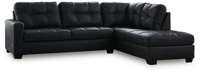 Barlin Mills Sectional with Chaise - Inland Furniture (San Bernardino, CA)