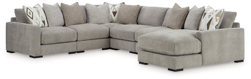 Aslan Court Sectional with Chaise - Inland Furniture (San Bernardino, CA)