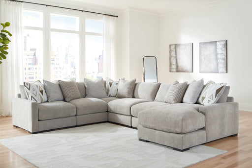Aslan Court Sectional with Chaise - Inland Furniture (San Bernardino, CA)