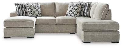 Calnita Sectional with Chaise - Inland Furniture (San Bernardino, CA)
