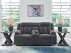 Observation Power Reclining Loveseat with Console - Inland Furniture (San Bernardino, CA)