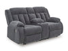 Observation Power Reclining Loveseat with Console - Inland Furniture (San Bernardino, CA)