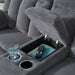 Observation Power Reclining Loveseat with Console - Inland Furniture (San Bernardino, CA)