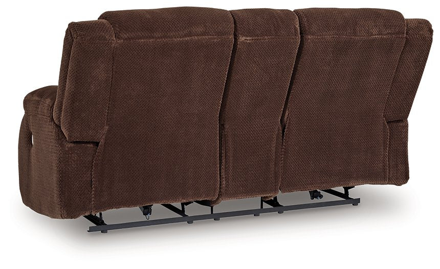 Observation Power Reclining Loveseat with Console - Inland Furniture (San Bernardino, CA)