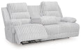 Rhines Falls Power Reclining Sofa with Drop Down Table - Inland Furniture (San Bernardino, CA)