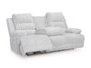 Rhines Falls Power Reclining Sofa with Drop Down Table - Inland Furniture (San Bernardino, CA)