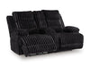 Rhine Falls Reclining Loveseat with Console - Inland Furniture (San Bernardino, CA)