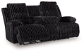 Rhine Falls Power Reclining Sofa with Drop Down Table - Inland Furniture (San Bernardino, CA)
